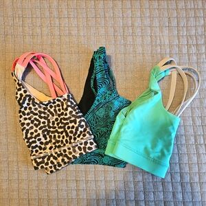 Bundle of 3 Lululemon Sports Bras